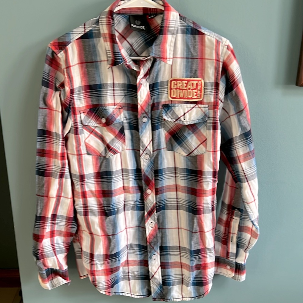 Great Divide Brewing Plaid Button Shirt
